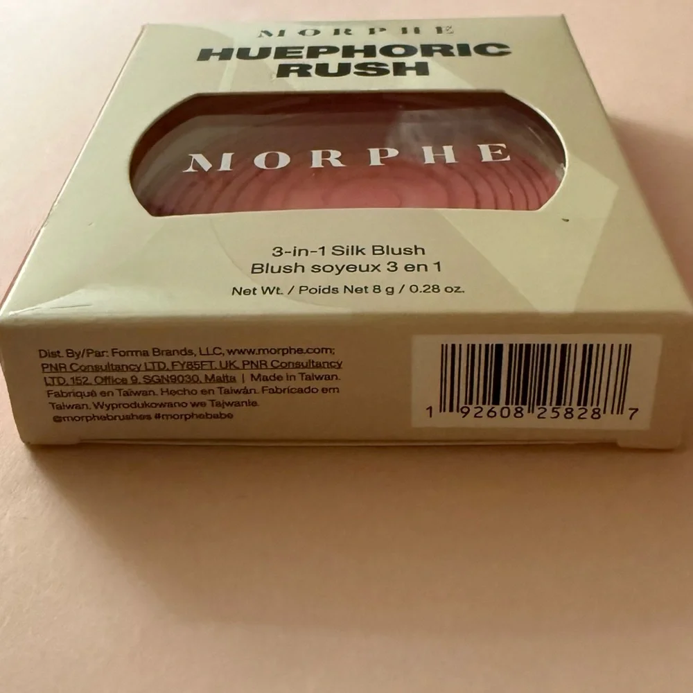 MORPHE Huephoric Rush 3-in-1 Silk Blush in Pleasured (Warm Pink) 0.28 oz / 8 g